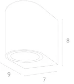 Фасадный светильник Arte Lamp COMPASS A3102AL-1GY — изображение 3