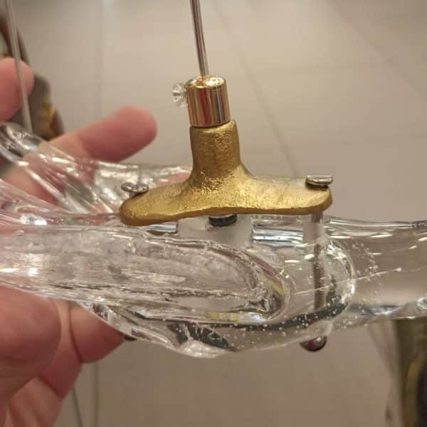 Подвесной светильник 12966-1P clear/gold — изображение 2