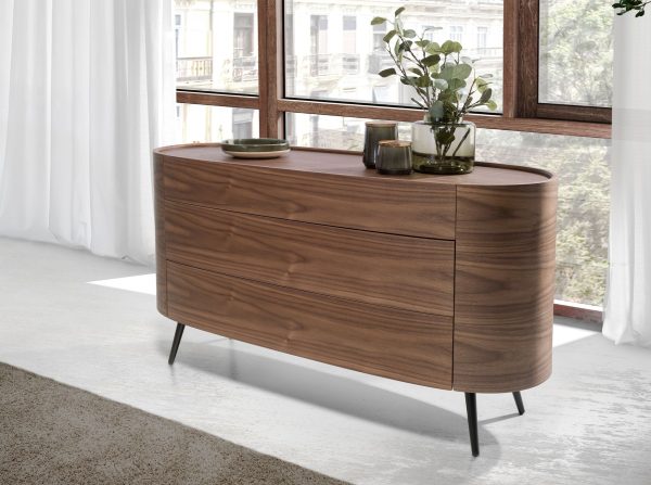Комод AC2001DR /7075 овальный ореховый — изображение 2