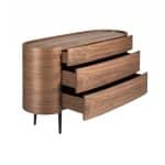 Комод AC2001DR /7075 овальный ореховый — изображение 3