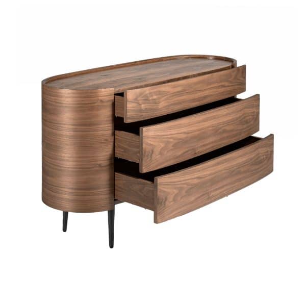 Комод AC2001DR /7075 овальный ореховый — изображение 3