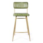 Комплект из 2-х барных стульев, КЕРАЛА II Грин, натуральная кожа — изображение 4