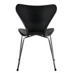 Комплект из 2-х стульев Seven Style чёрный с хромированными ножками — изображение 5