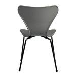 Комплект из 4-х стульев Seven Style серый с чёрными ножками — изображение 4