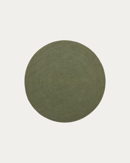Ковер уличный Despas из синтетических волокон зеленый Ø150 см