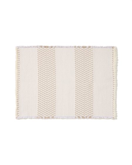Коврик для ванной Bina из 100% хлопкового жаккарда цвета экрю 50 x 70 см