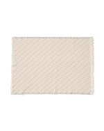 Коврик для ванной Janu из 100% хлопка жаккард цвета экрю 50 x 70 см