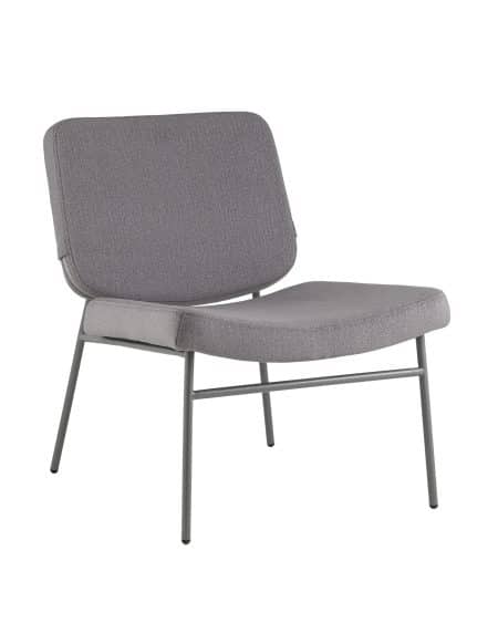 Кресло Эбигейл велюр серый