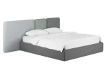 Кровать Atessa без подъемного механизма серый, светло-серый — изображение 2
