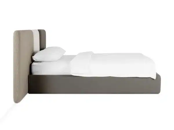 Кровать Atessa без подъемного механизма коричневый, бежевый — изображение 3