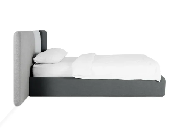 Кровать Atessa без подъемного механизма темно-серый, серый — изображение 3