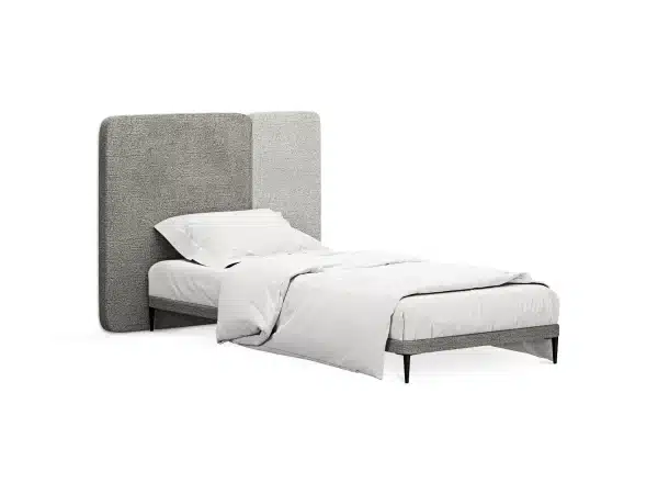 Кровать Licata 900 серый, светло-серый — изображение 2