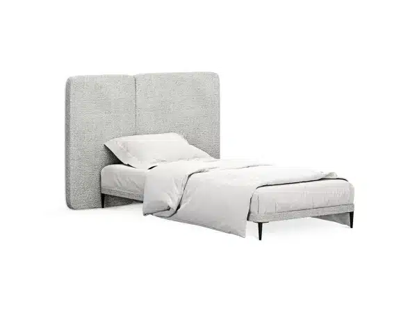 Кровать Licata 900 светло-серый — изображение 2