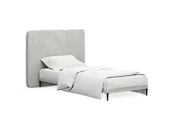 Кровать Licata 900 светло-серый — изображение 2