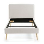 Кровать Lydia 90х190 бежевая — изображение 4