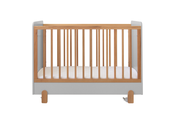 Кроватка Ice-cream 60*120 см (светло-серый) — изображение 4