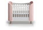 Кроватка KIDI Soft mini cпальное место 60*120 см антивандальная ткань (розовый)
