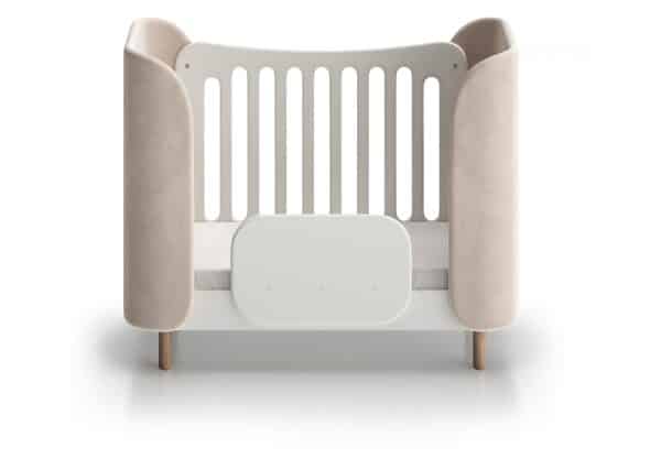 Кроватка KIDI Soft mini cпальное место 60*120 см (бежевый) — изображение 3