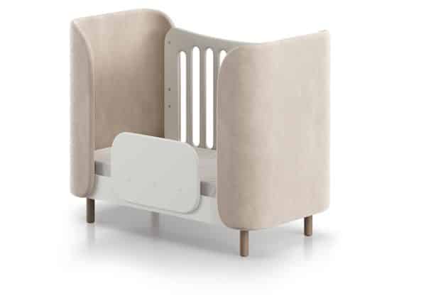 Кроватка KIDI Soft mini cпальное место 60*120 см (бежевый) — изображение 4