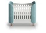 Кроватка KIDI Soft mini cпальное место 60*120 см (бирюзовый)