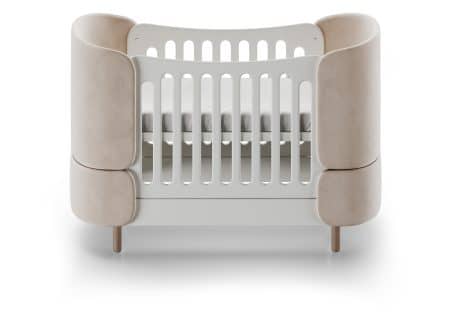 Кроватка-трансформер KIDI Soft антивандальная ткань (бежевый)