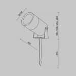 Ландшафтный светильник Outdoor O050FL-L15GF3K — изображение 3