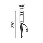 Ландшафтный светильник Outdoor O437FL-01GF — изображение 4