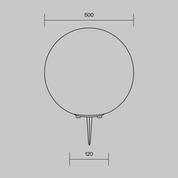 Ландшафтный светильник Outdoor O594FL-01W1 — изображение 4