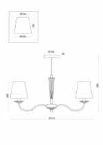 Люстра Freya FR2027PL-05BS — изображение 2