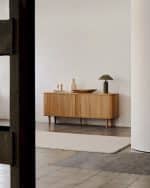 Mailen Сервант 2-дверный из ясеневого шпона с натуральной отделкой 180 x 75 см — изображение 2