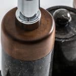 Набор для ванной из 4-х предметов NEPTUNO черный — изображение 2