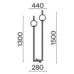 Напольный светильник (торшер) Maytoni Z020FL-L12BS3K — изображение 5
