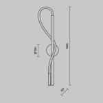 Настенный светильник (бра) Maytoni MOD166WL-L12G3K — изображение 3