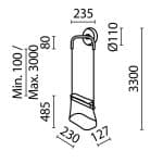 Настенный светильник (бра) Maytoni MOD170WL-L8BS3K1 — изображение 3