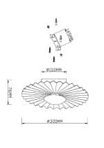 Настенный светильник (бра) Maytoni MOD233WL-L11BS3K — изображение 2