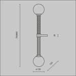 Настенный светильник (бра) Maytoni MOD287WL-02BS — изображение 4