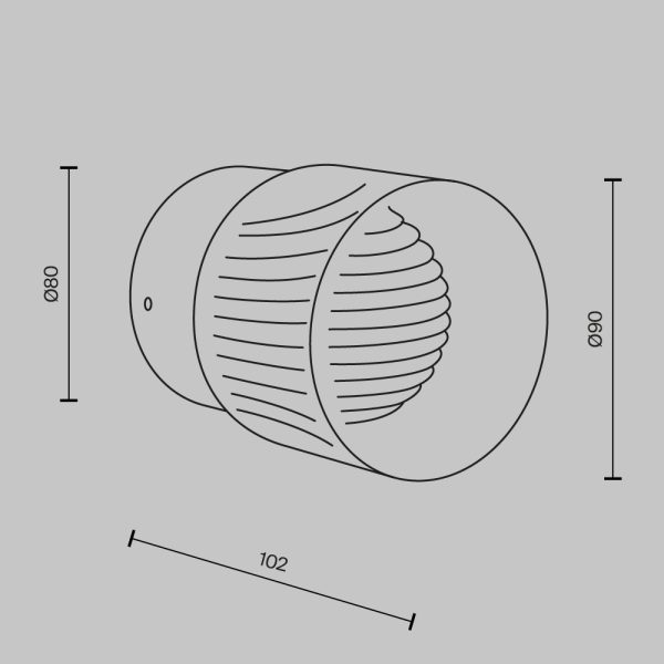 Настенный светильник (бра) Maytoni MOD480WL-L6BS3K — изображение 4
