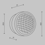 Настенный светильник (бра) Maytoni MOD493WL-L6PTK — изображение 4