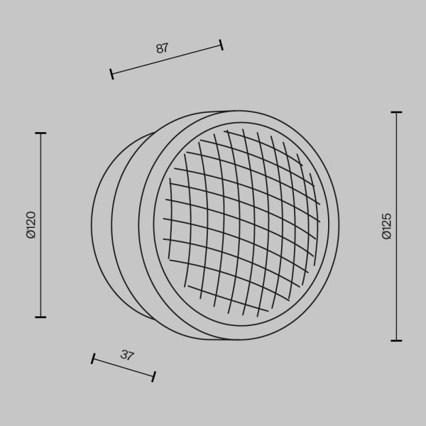 Настенный светильник (бра) Maytoni MOD493WL-L6PTK — изображение 4