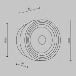 Настенный светильник (бра) Maytoni MOD493WL-L6PTK2 — изображение 4
