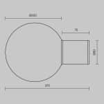Настенный светильник (бра) Outdoor O598WL-01B1 — изображение 2