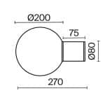 Настенный светильник (бра) Outdoor O598WL-01B1 — изображение 4