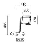 Настольный светильник Maytoni MOD170TL-L8BS3K — изображение 3