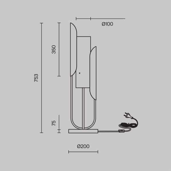 Настольный светильник Maytoni Z014TL-01G — изображение 3
