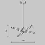 Подвесной светильник Freya FR6130PL-L18B — изображение 2