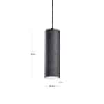 Подвесной светильник Maude серый — изображение 4