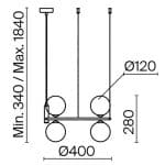 Подвесной светильник Maytoni MOD013PL-04BS1 — изображение 5