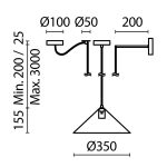 Подвесной светильник Maytoni MOD167PL-01B — изображение 4