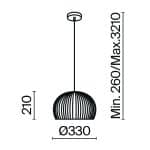 Подвесной светильник Maytoni MOD195PL-01W — изображение 2