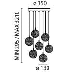 Подвесной светильник Maytoni MOD254PL-07BS — изображение 2